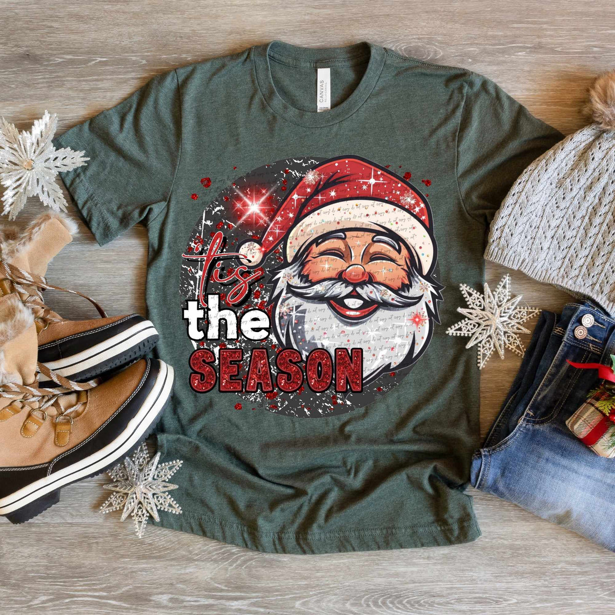 Tis the season santa exclusive 44829 DTF transfer
