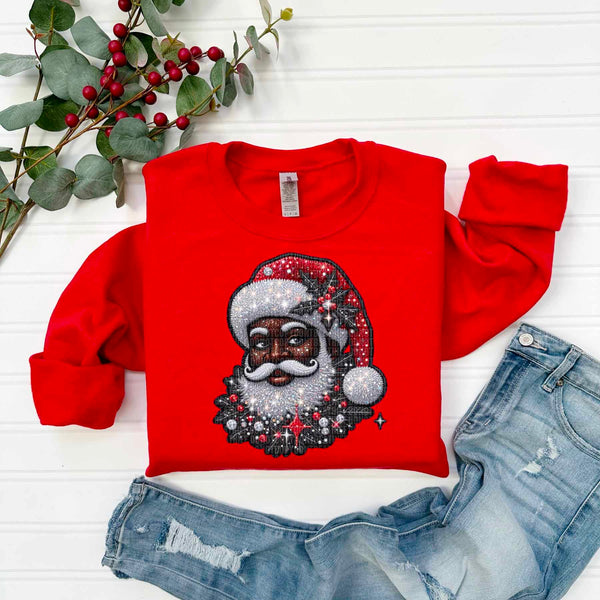 Dark santa rhinestones 44903 DTF transfer