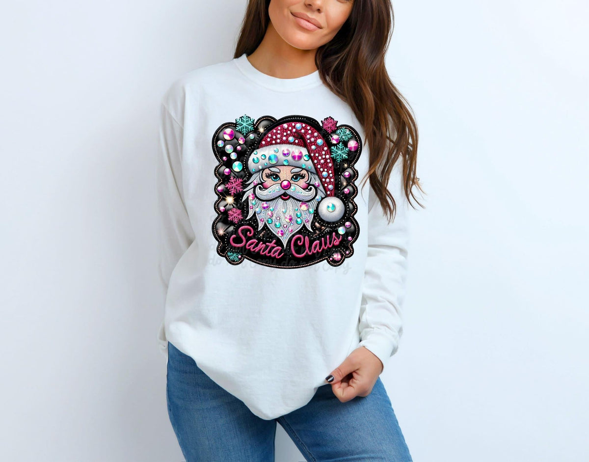 santa claus diamonds exclusive 43748 DTF transfer