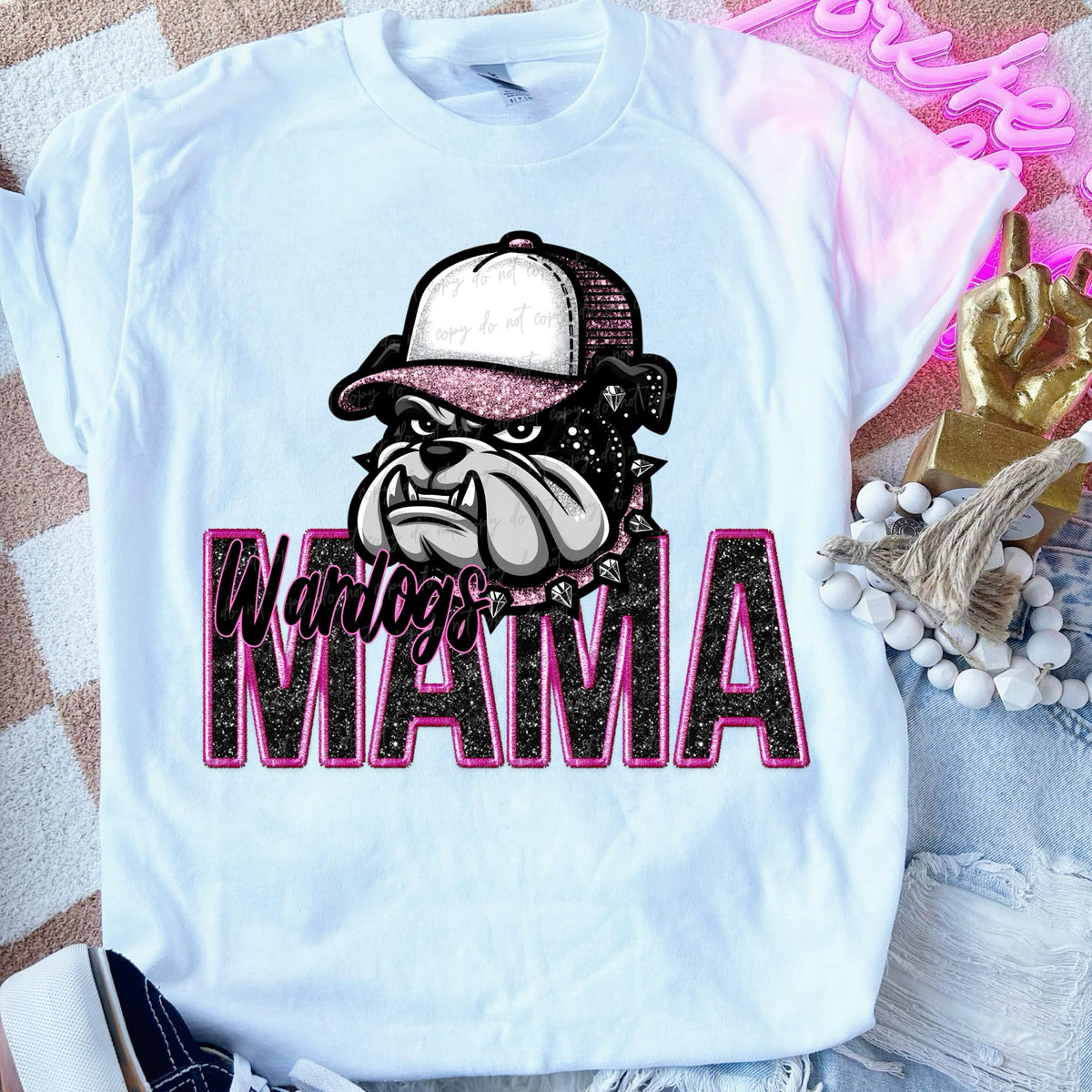Wardogs mama PINK DTF transfers