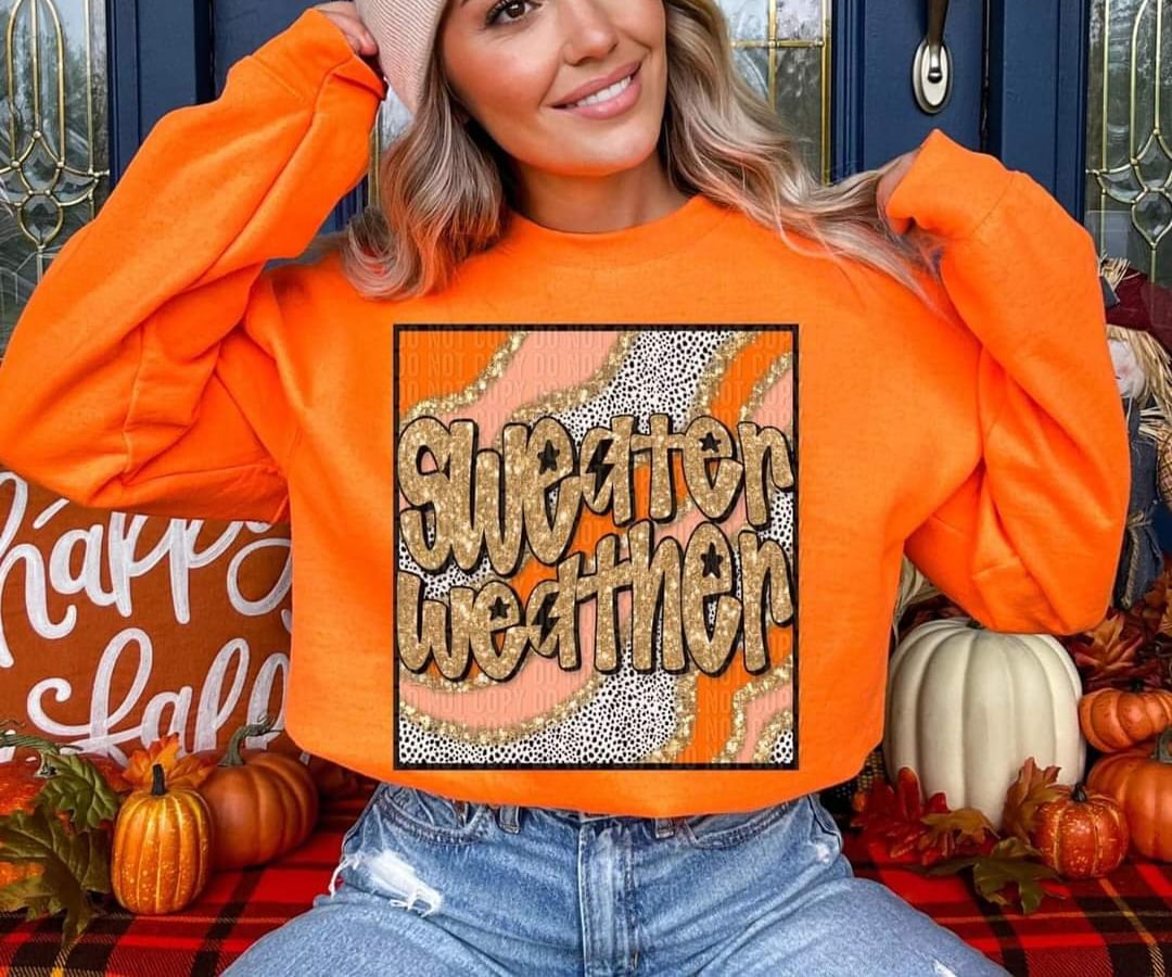 Sweater weather frame (CRAFTI) 52113 DTF transfer