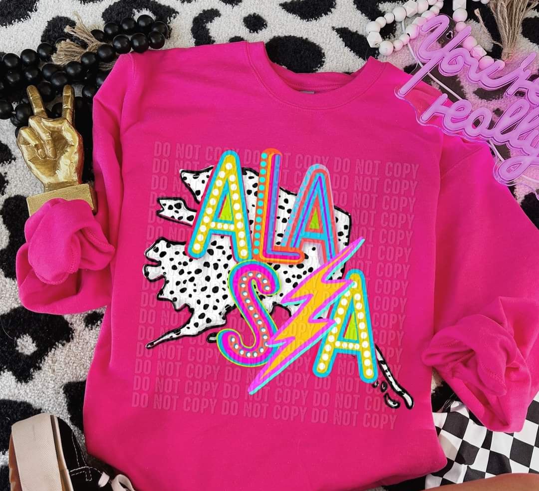 Alaska dalmatian background (CRAFTI) 44126 DTF transfer