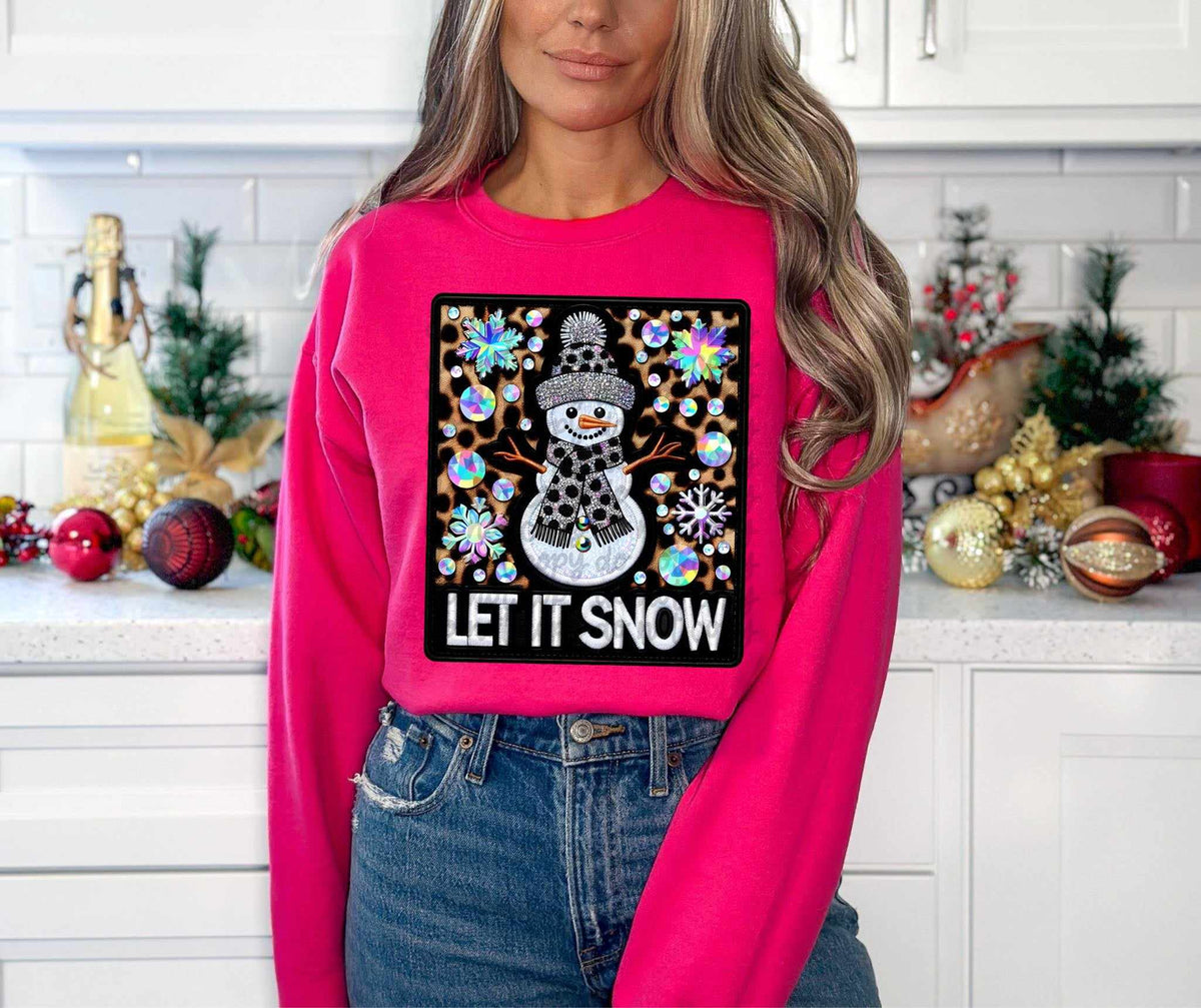 Let it snow snowman exclusive 43742 DTF transfer