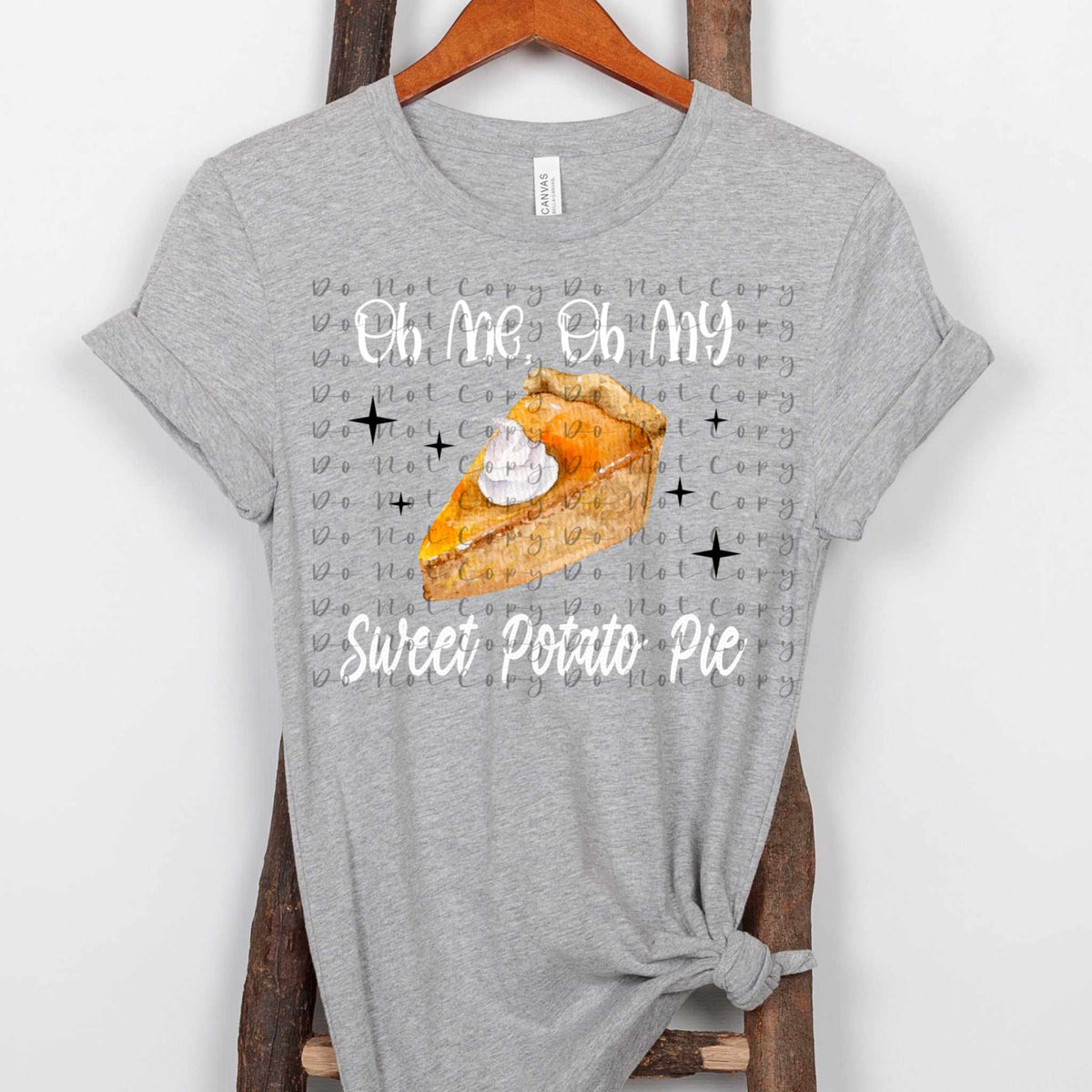 Oh me oh my sweet potato pie DTF transfer