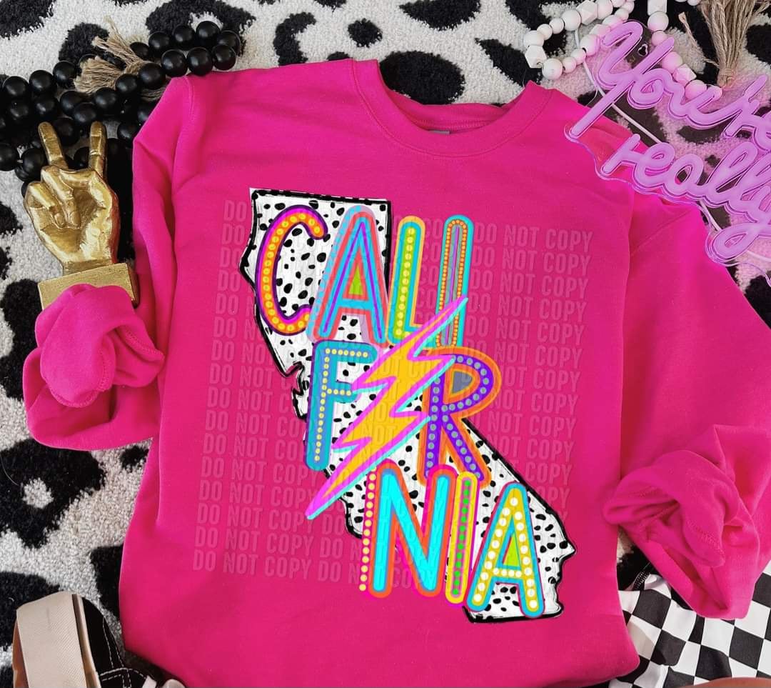 California dalmatian background (CRAFTI) 44131 DTF transfer