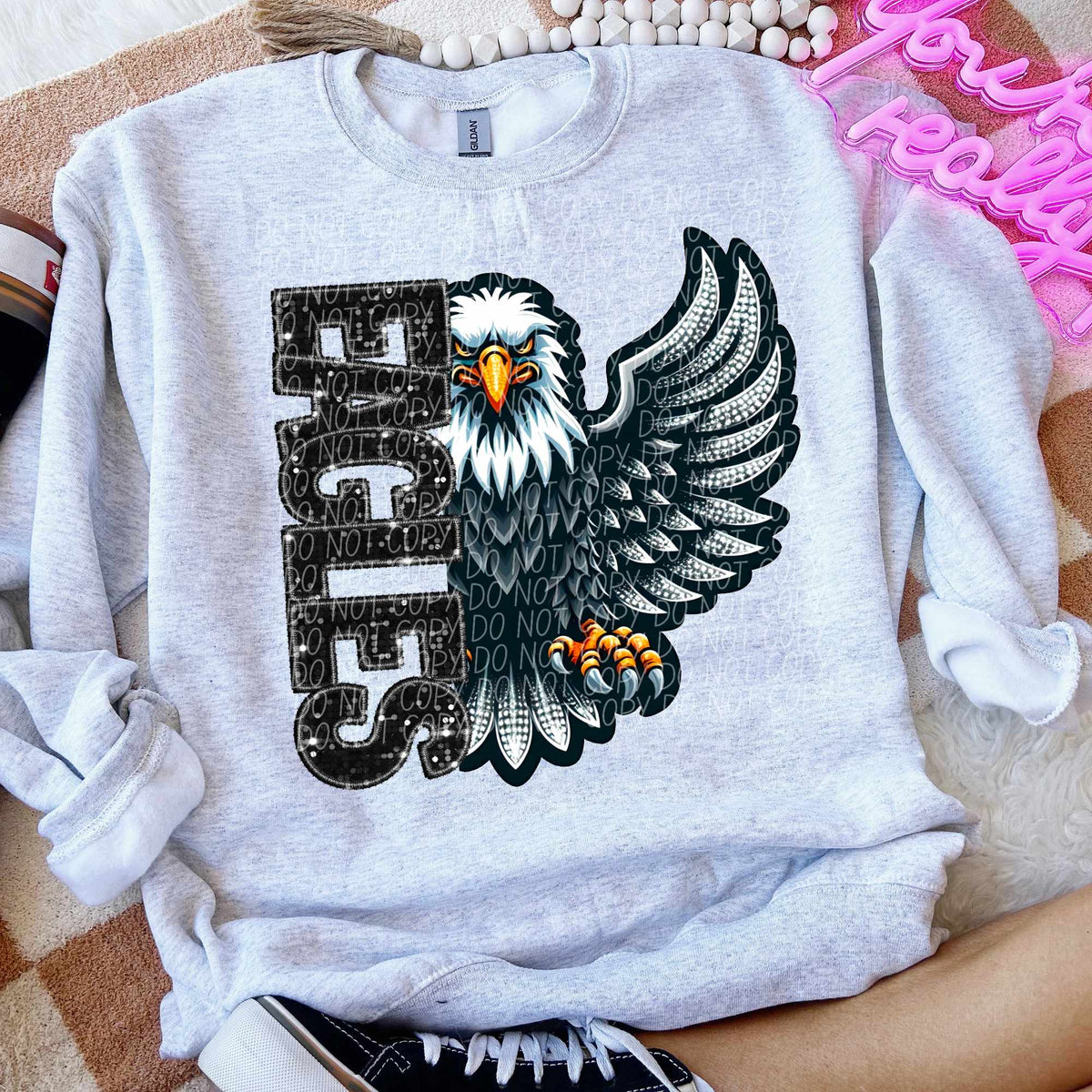 Eagles half mascots (CITY) 50328 DTF transfer