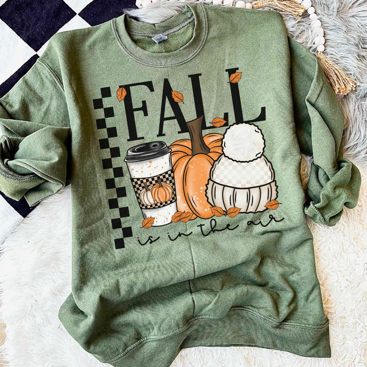 Fall is in the air latte pumpkin boggin DTF transfer