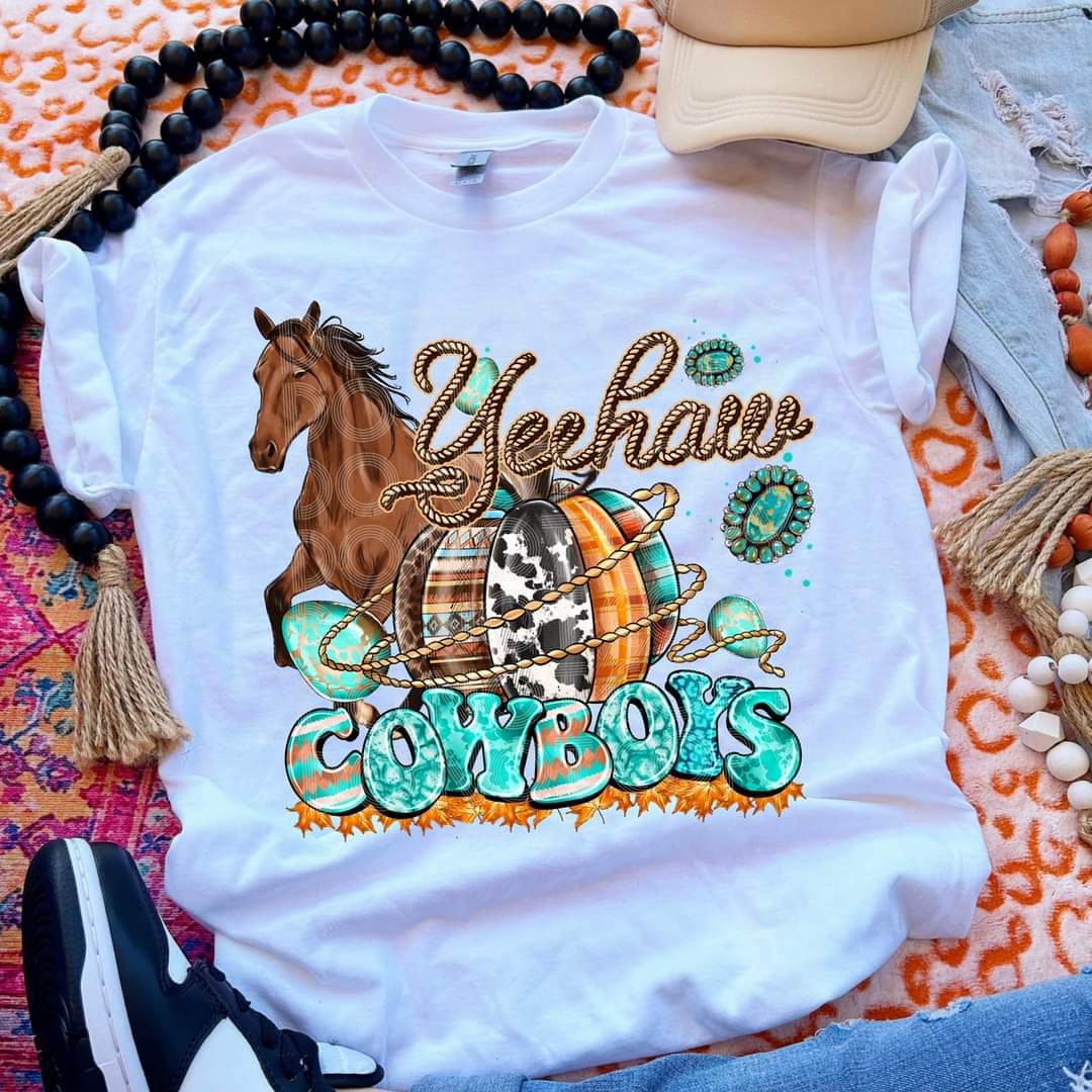 Yeehaw Cowboys horse (SSD) 44790 DTF transfer
