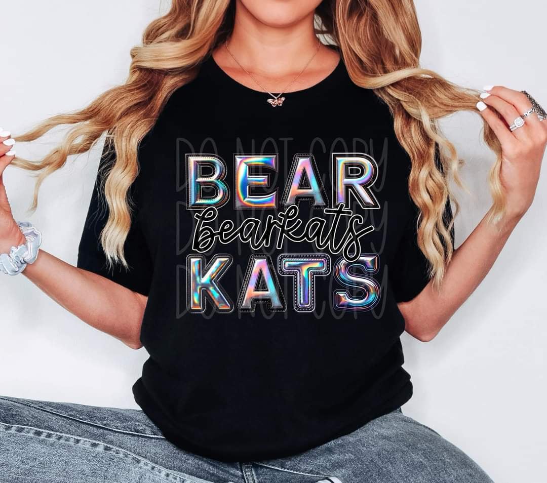 Bearkats holographic 44115 DTF TRANSFER