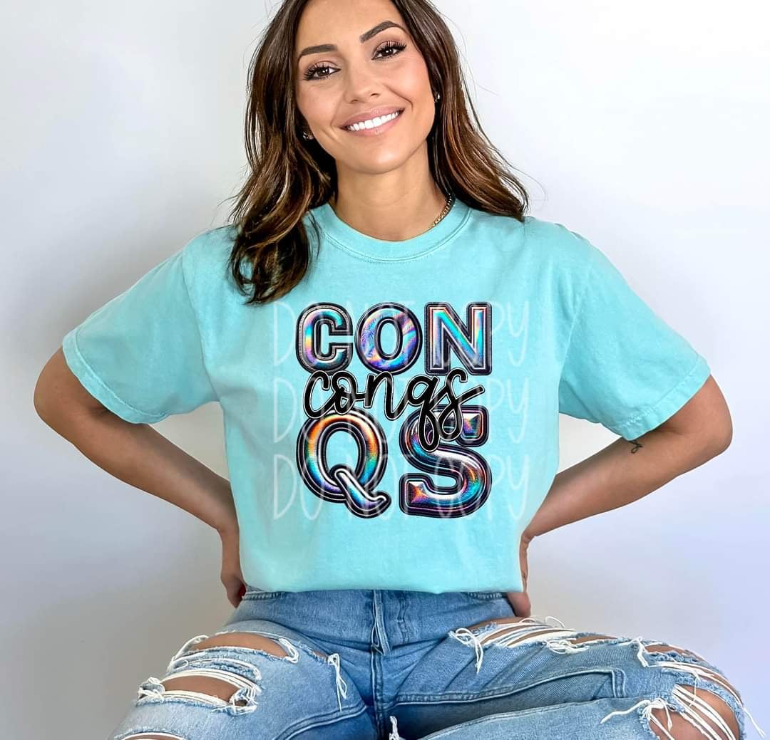 Conqs holographic 44113 DTF TRANSFER