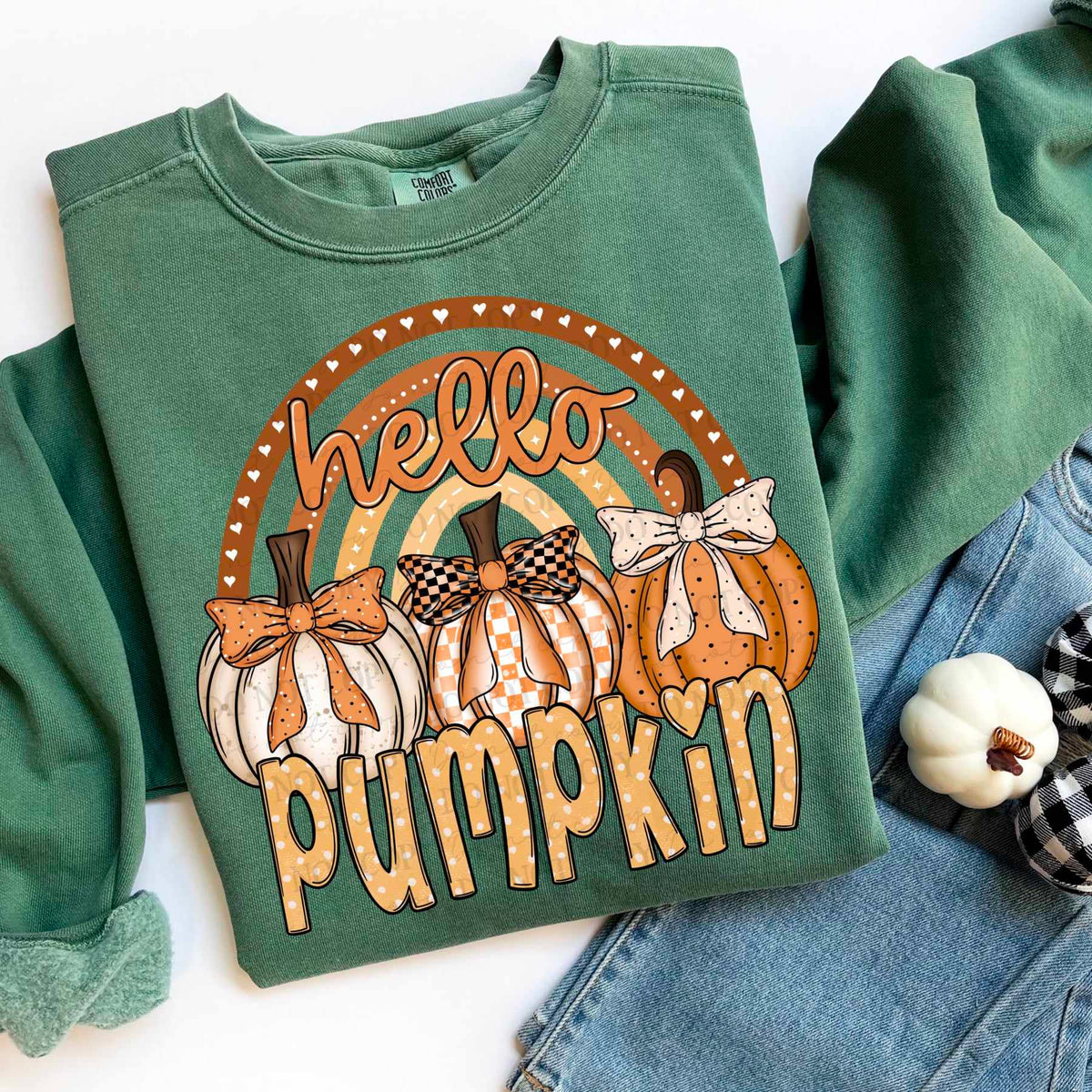Hello pumpkin rainbow (ABD) 52293 DTF transfer