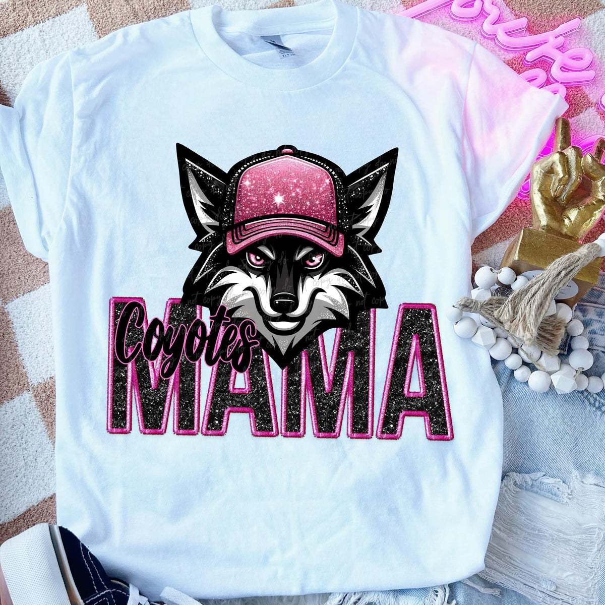 Coyotes mama PINK DTF transfers