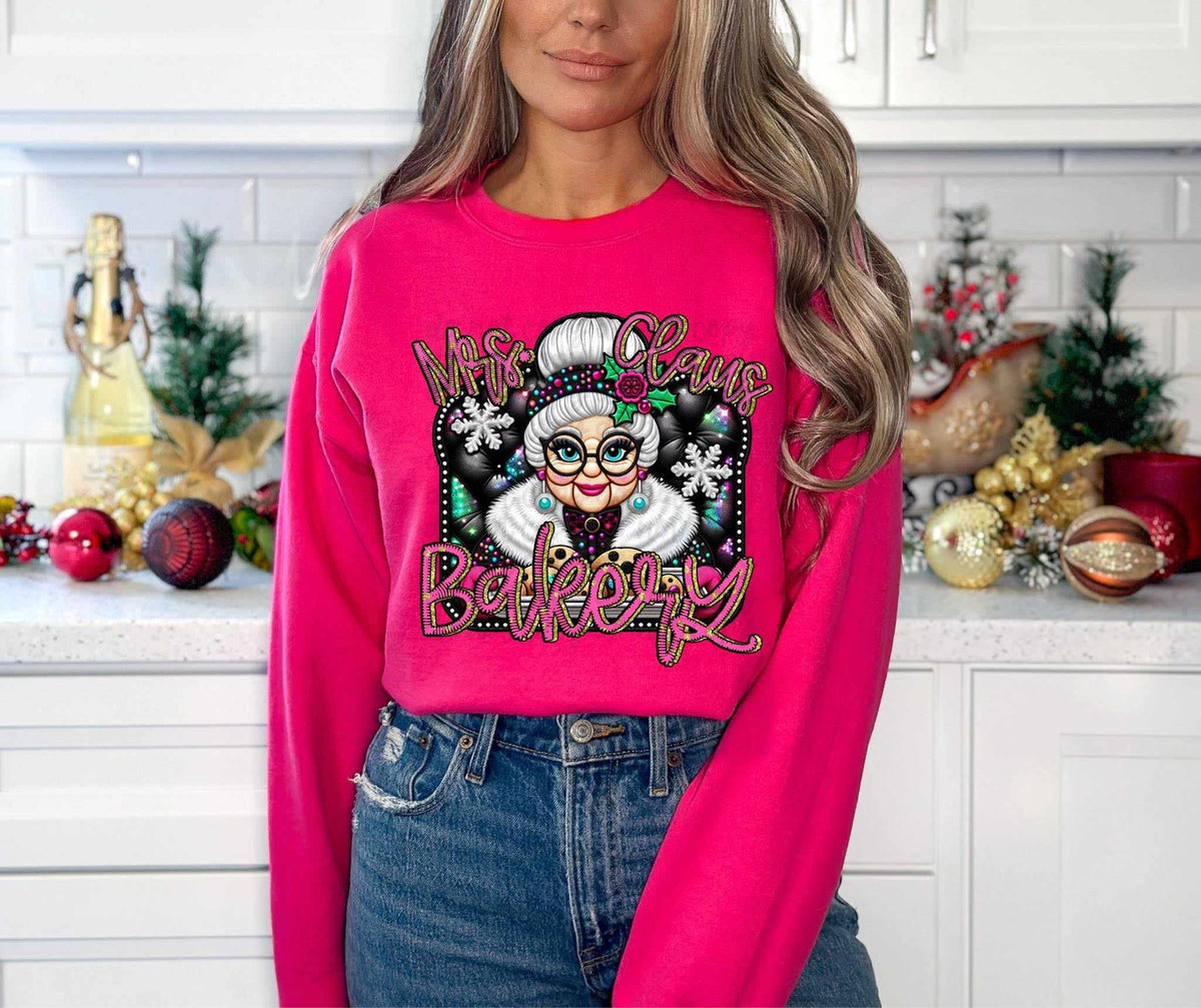 Mrs Claus bakery exclusive 43751 DTF transfer