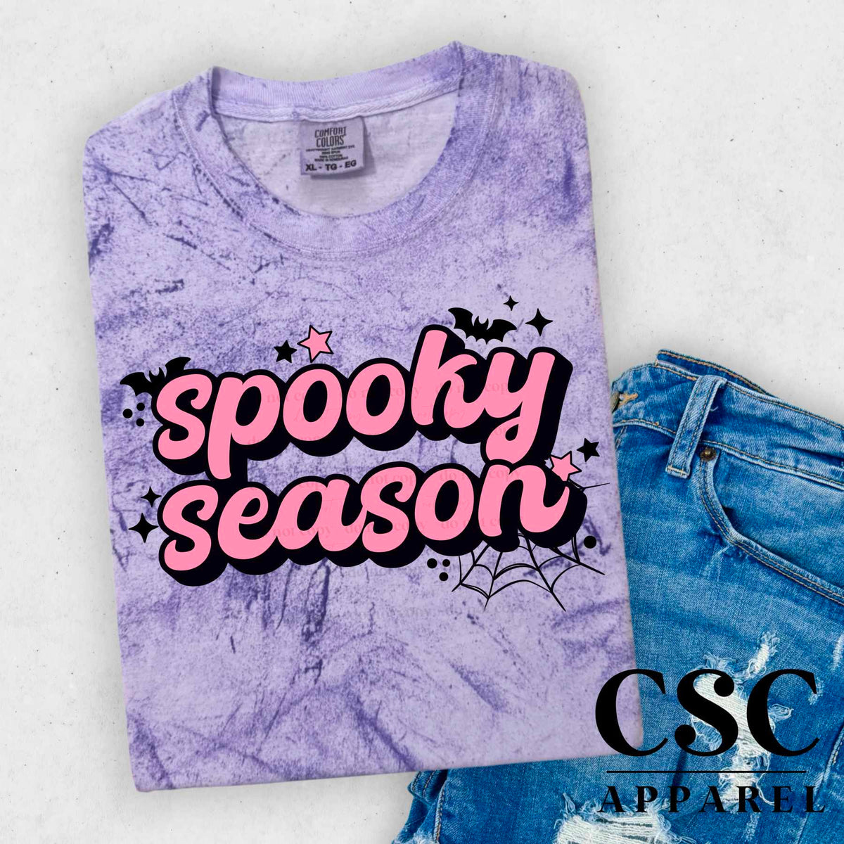 Spooky season pink (CSC) 44874 DTF transfer