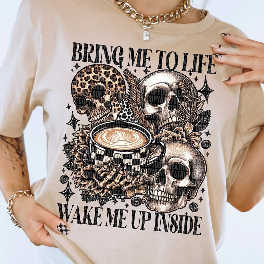 Bring me to life wake me up inside exclusive 43767 DTF transfer