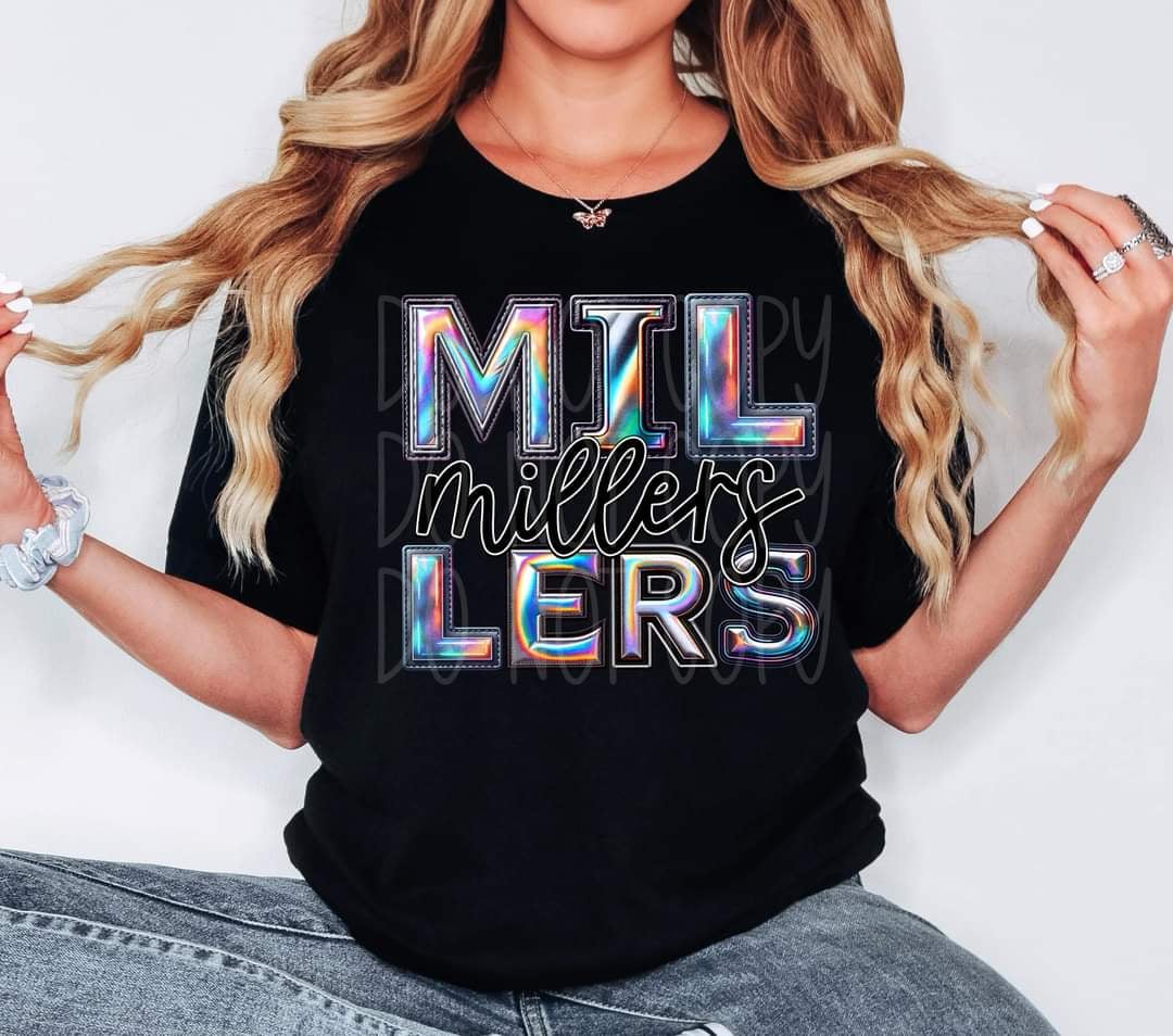 Millers holographic 44114 DTF TRANSFER