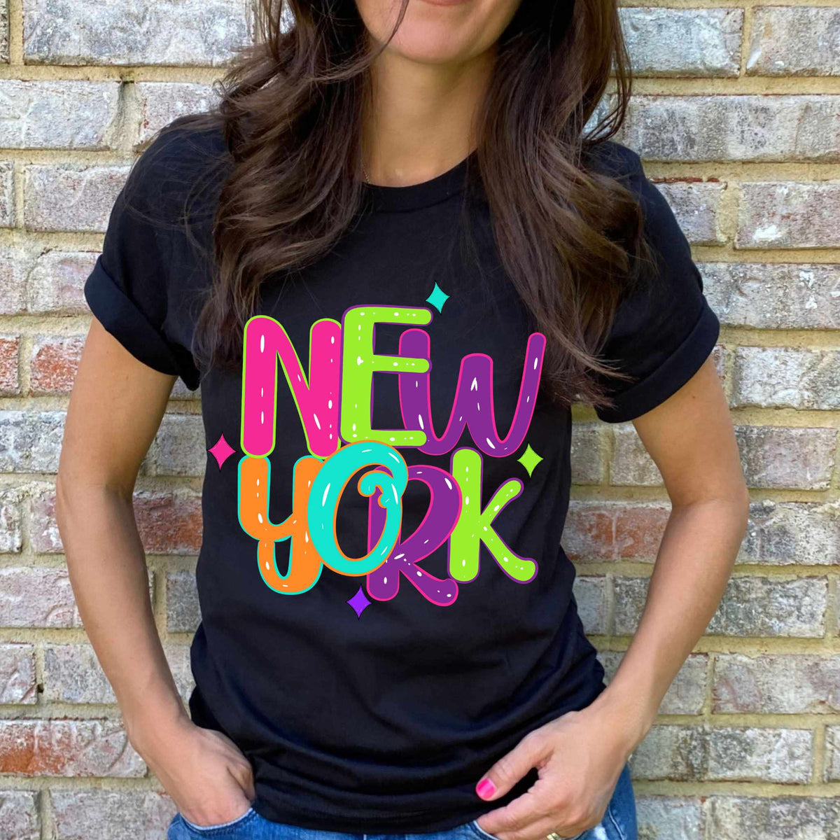 New york neon states 44911 DTF transfer