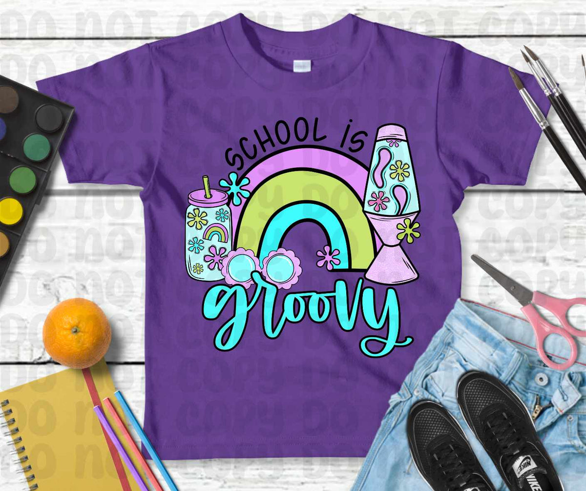 School is groovy (canvista) 43702 DTF transfer