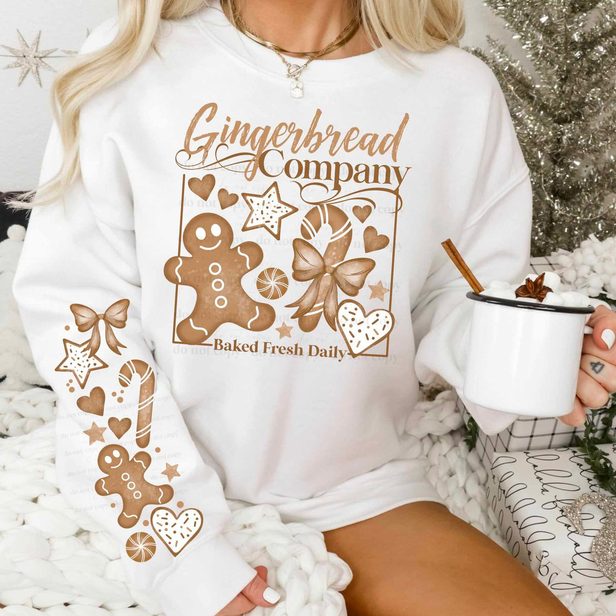 Gingerbread company FRONT ONLY (CSC) 50248 DTF transfer