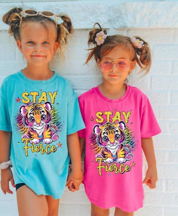 Stay fierce tiger LF (CSTAGE) 44779 DTF transfer