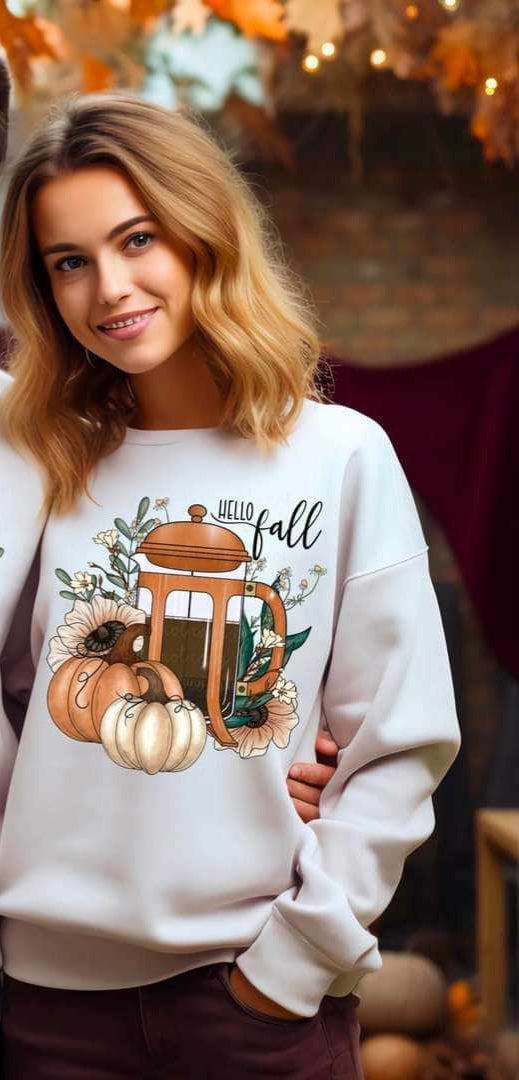 Hello fall pitcher (CSC) 44198 DTF transfer