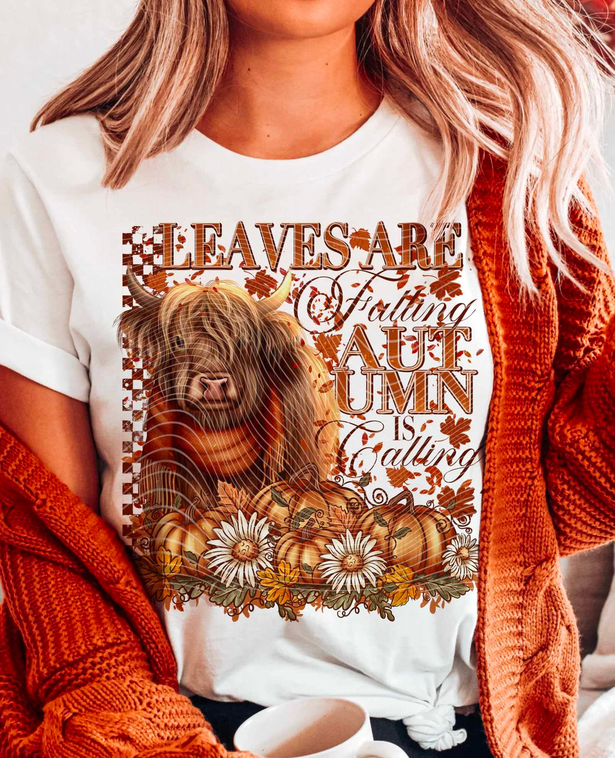 Leaves are falling autumn is calling (AG) 52288 DTF transfer