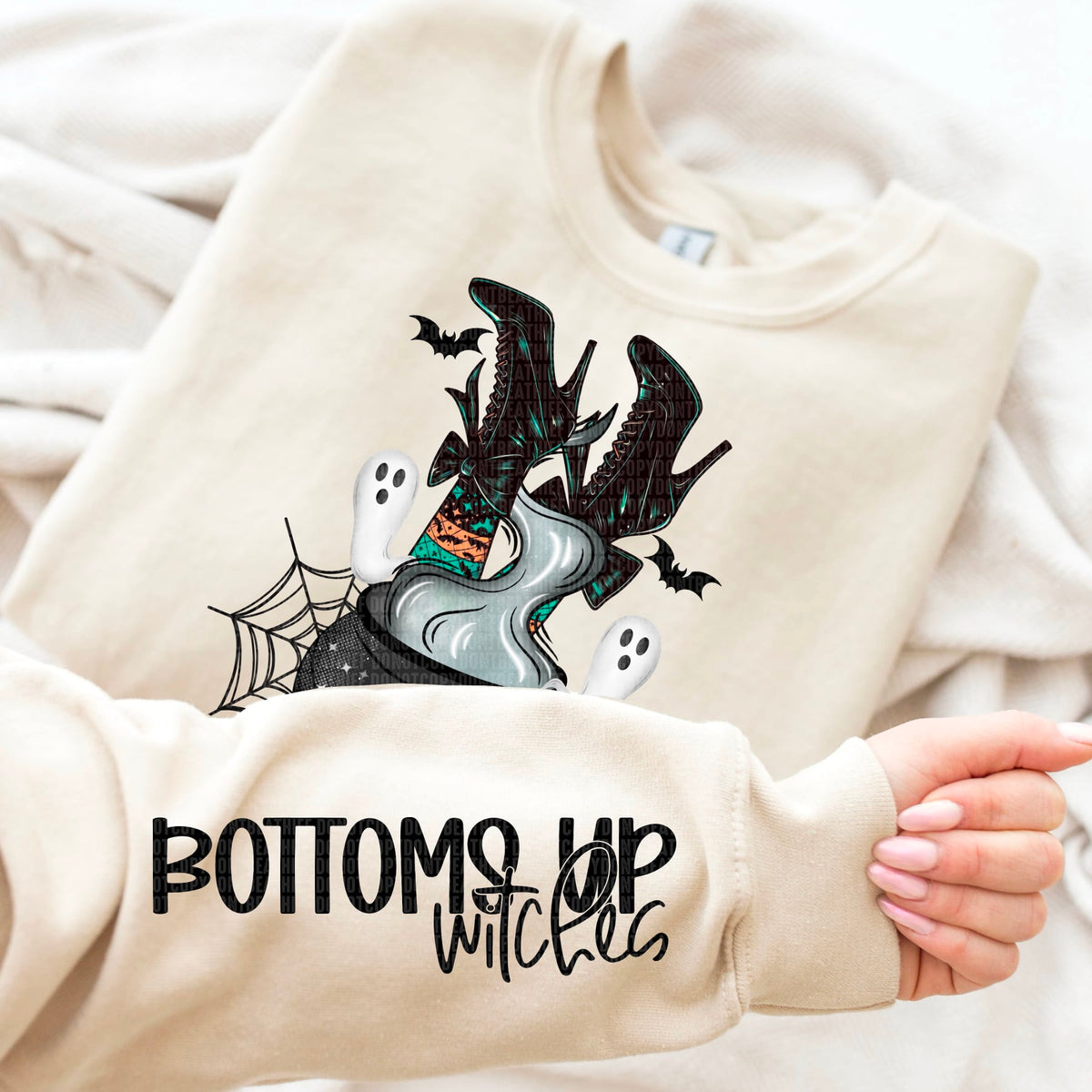 Bottoms up witches SLEEVE ONLY 43427 DTF transfer