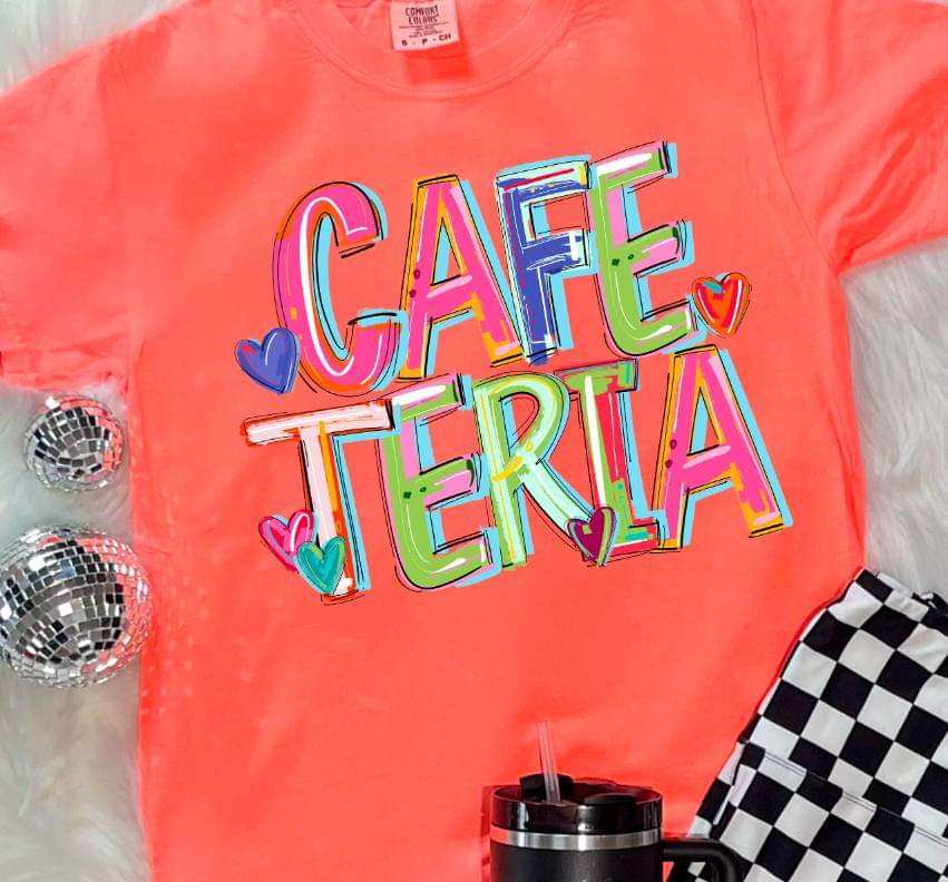 Cafeteria cherry font 41710 DTF transfer