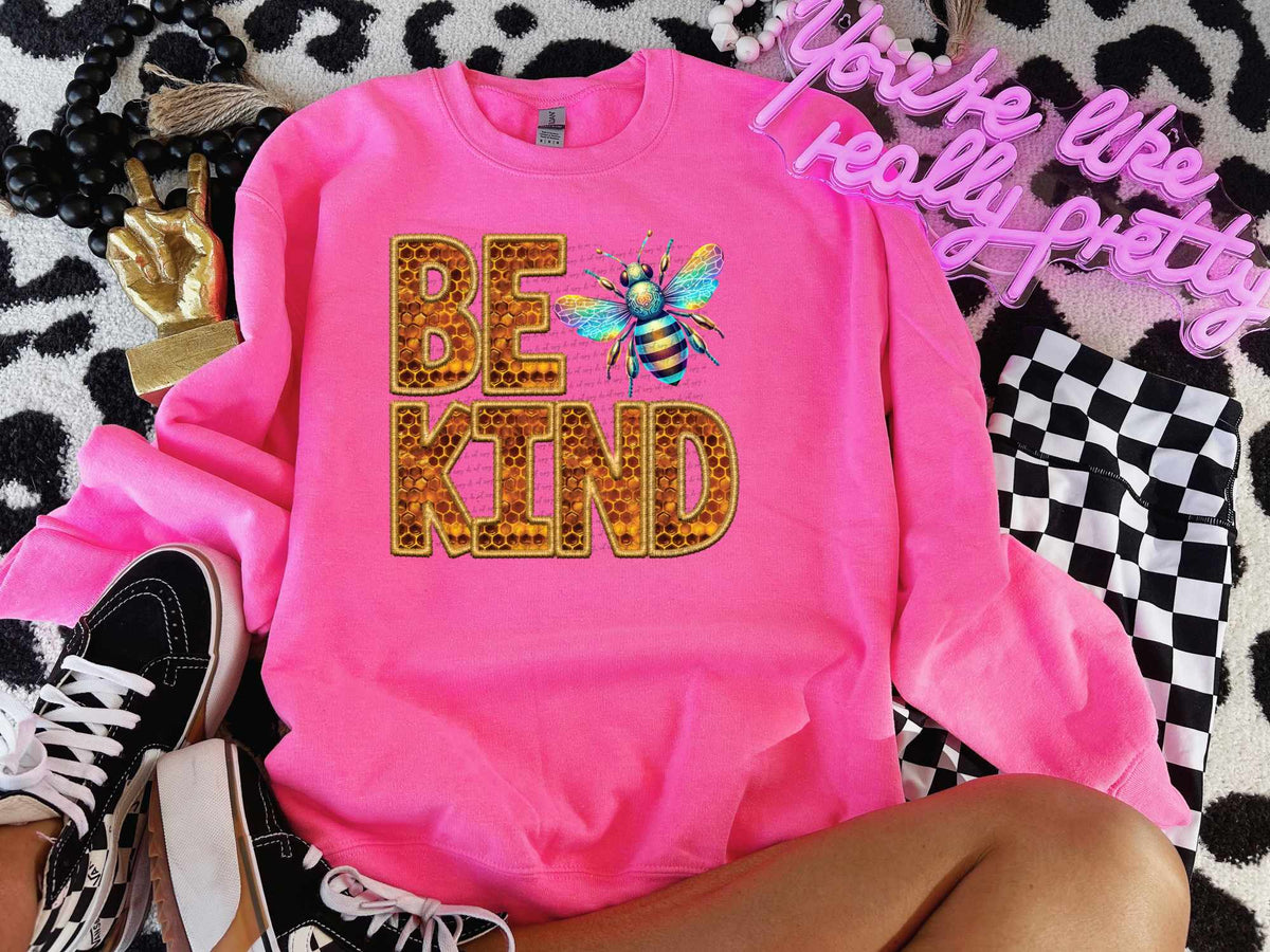 Be kind honeycomb font 41194 DTF TRANSFER