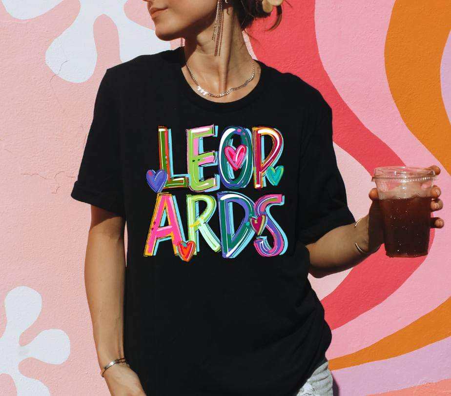 Leopards cherry font 41702 DTF transfer