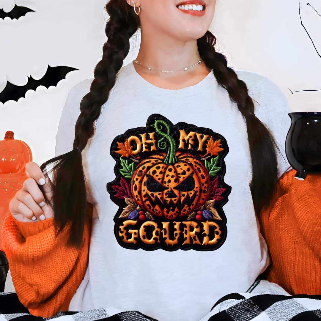 Oh my gourd jack-o-lantern exclusive 41727 DTF transfer
