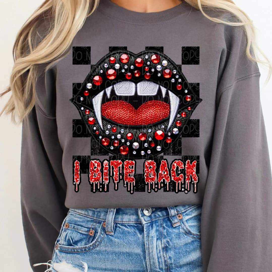 I bite back vampire lips 41190 DTF TRANSFER