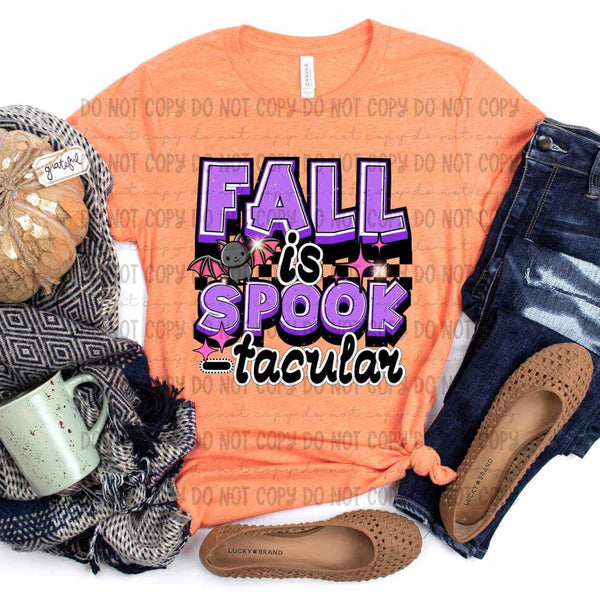 Fall is spooktacular purple 41738 DTF transfer