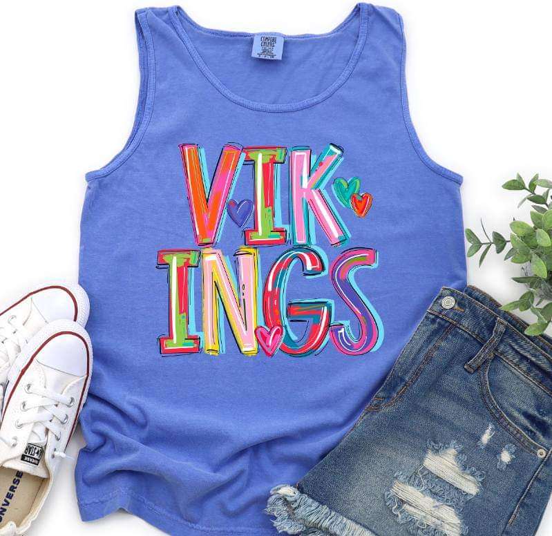 Vikings cherry words (S&G) 41242 DTF TRANSFER