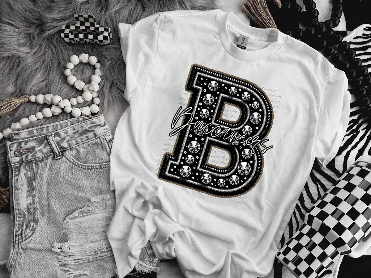 B buccaneers rhinestone (CITY) 41444 DTF TRANSFER