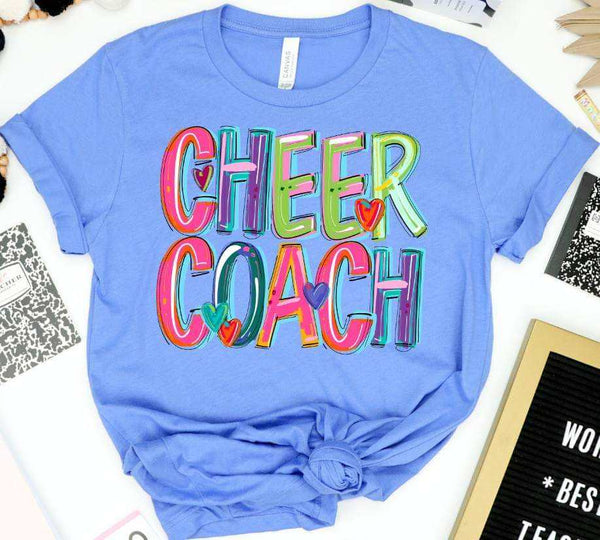 Cheer coach cherry words (S&G) 41215 DTF TRANSFER