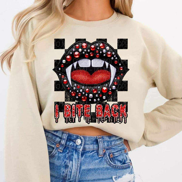 I bite back vampire lips 41190 DTF TRANSFER