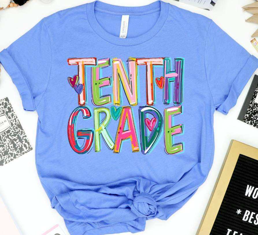 Tenth grade cherry words (S&G) 41209 DTF TRANSFER