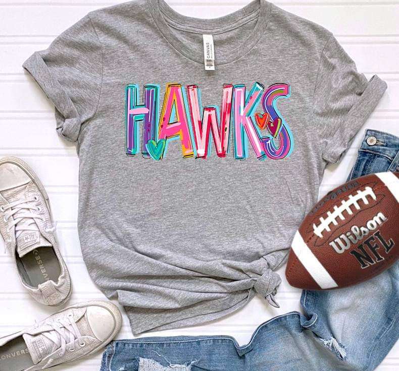 Hawks cherry words (S&G) 41241DTF TRANSFER