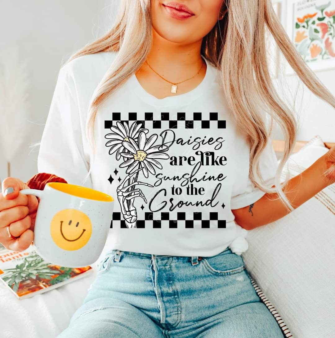 Daisies are the sunshine to the ground (LYTTLE) 43248 DTF transfers