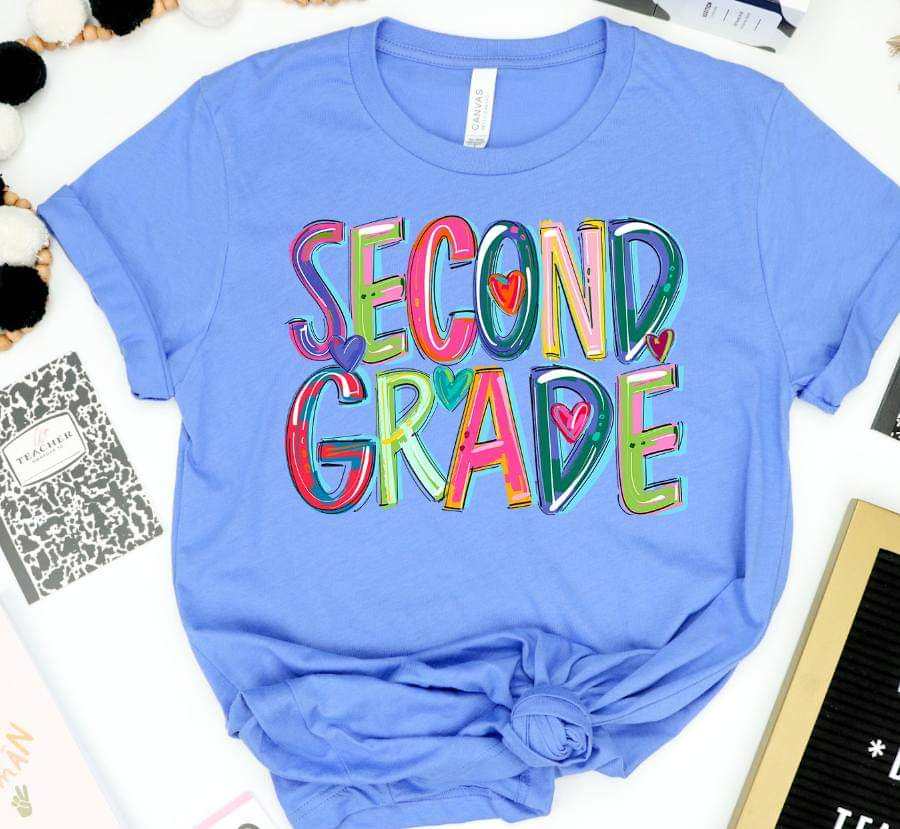 Second grade cherry words (S&G) 41201 DTF TRANSFER