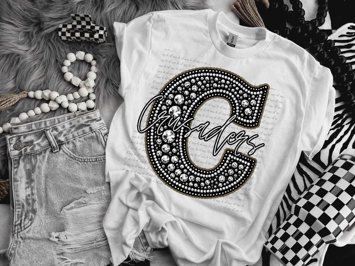 C crusaders rhinestone (CITY) 41466 DTF TRANSFER