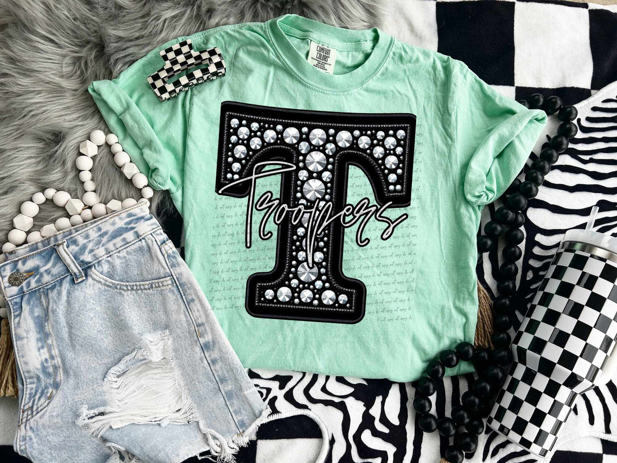 T twisters rhinestone (CITY) 41395 DTF TRANSFER