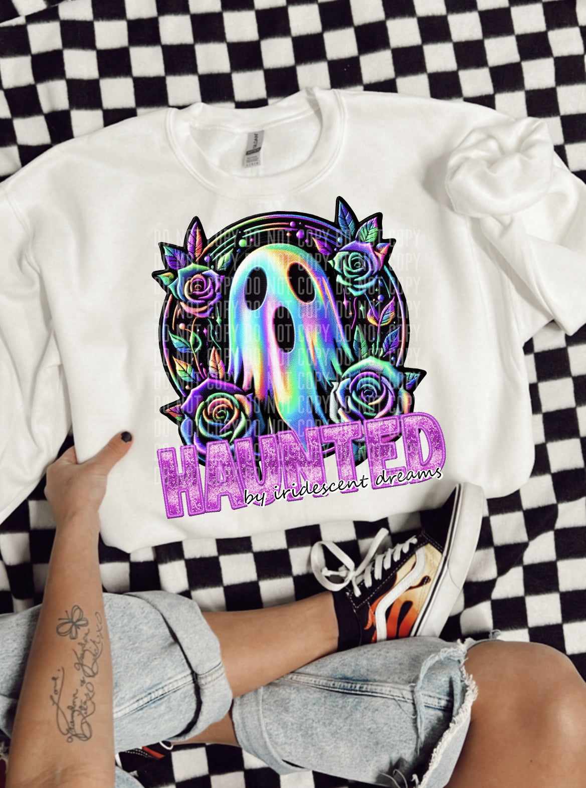 Haunted by iridescent dreams (CCDD) 43119 DTF transfer