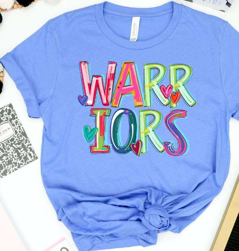 Warriors cherry words (S&G) 41253 DTF TRANSFER