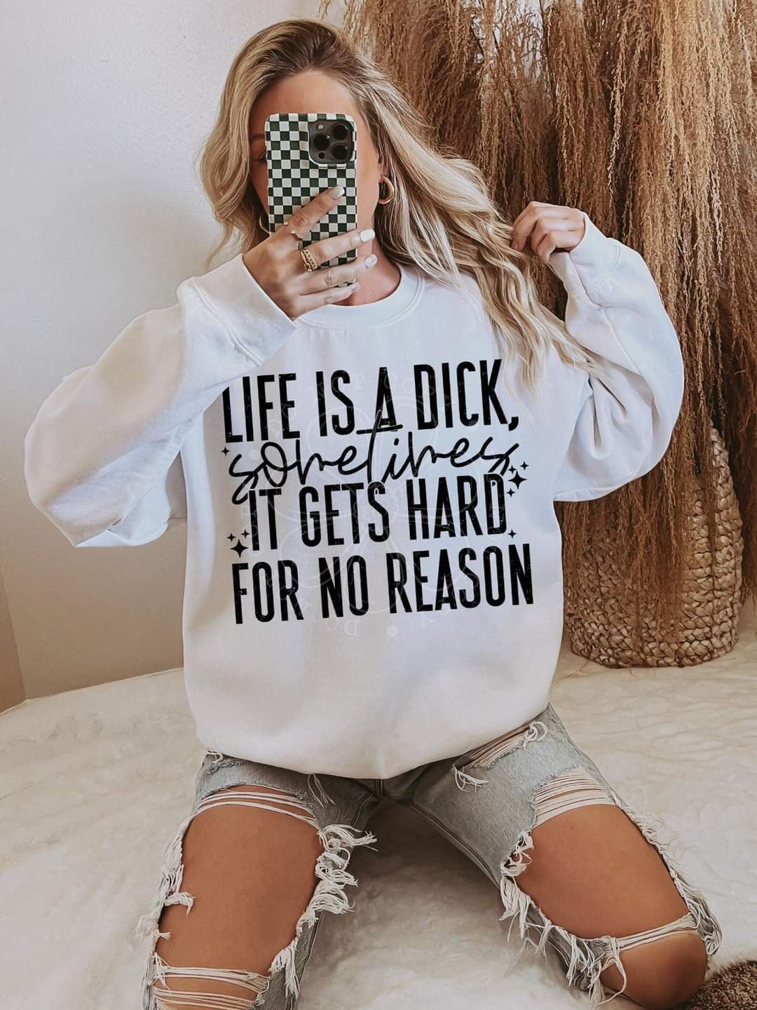 Life is a dick sometimes it gets hard for no reason (LYTTLE) 43237 DTF transfers