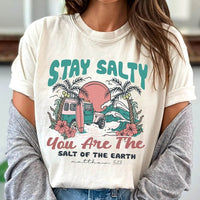 Stay salty you are the salt of the earth vehicle and ocean waves 41919 DTF transfer