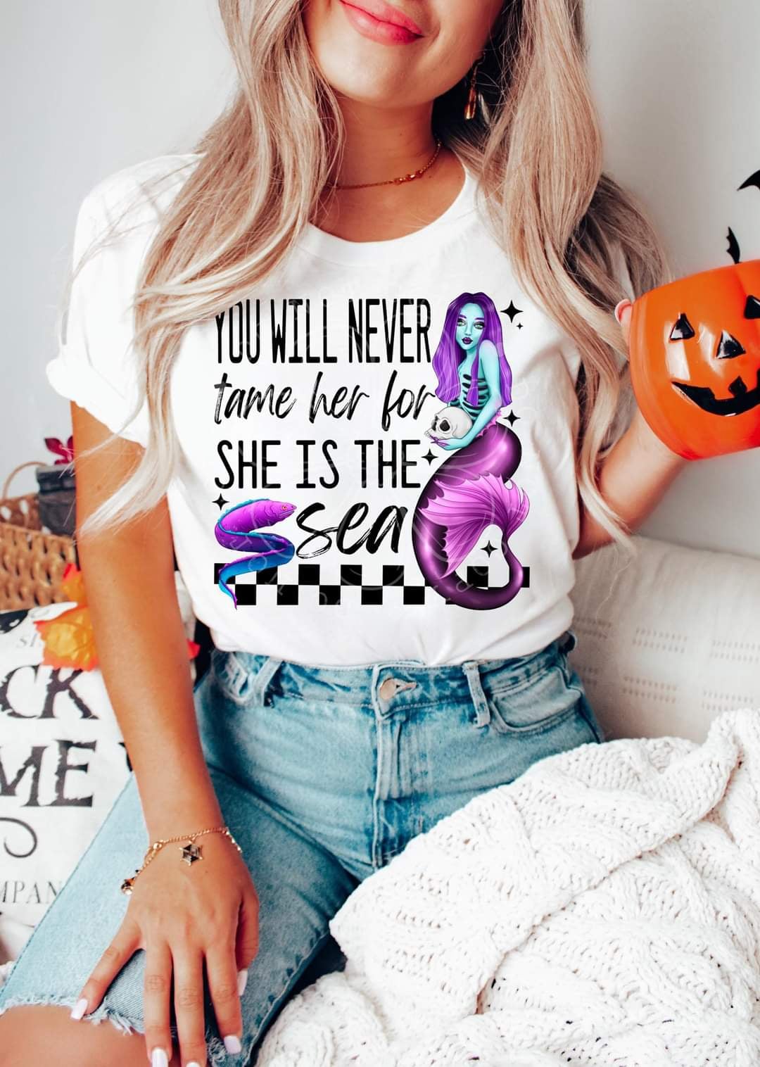 You will never tame her for she is the sea (LYTTLE) 43236 DTF transfers