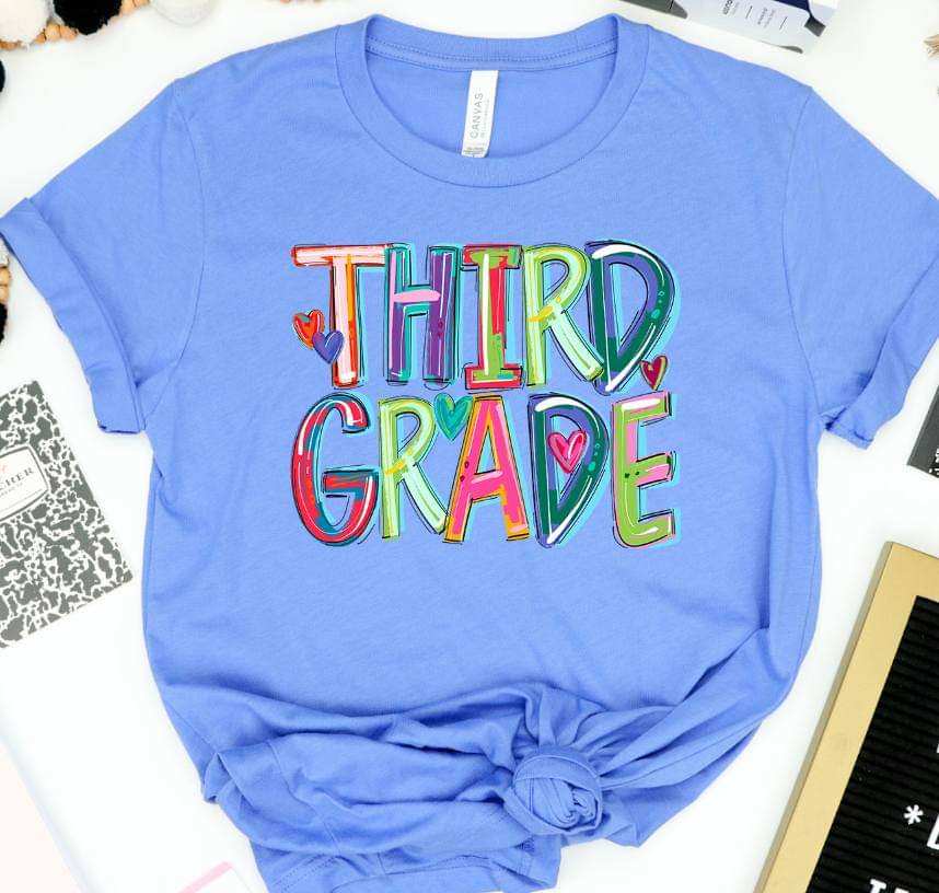 Third grade cherry words (S&G) 41202 DTF TRANSFER