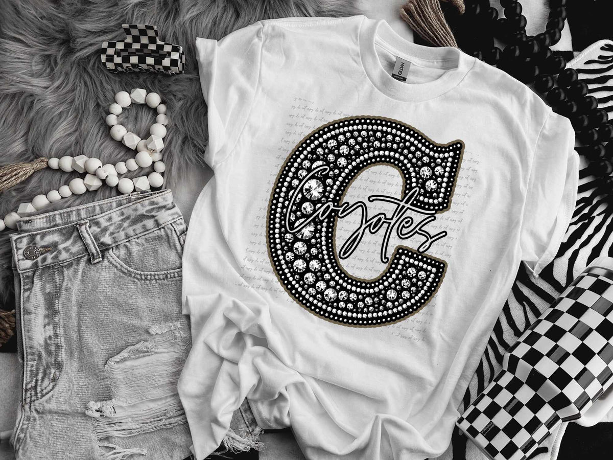 C coyotes rhinestone (CITY) 41461 DTF TRANSFER